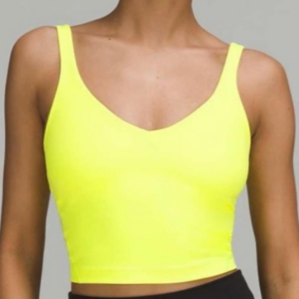 Lululemon align tank top neon size 6